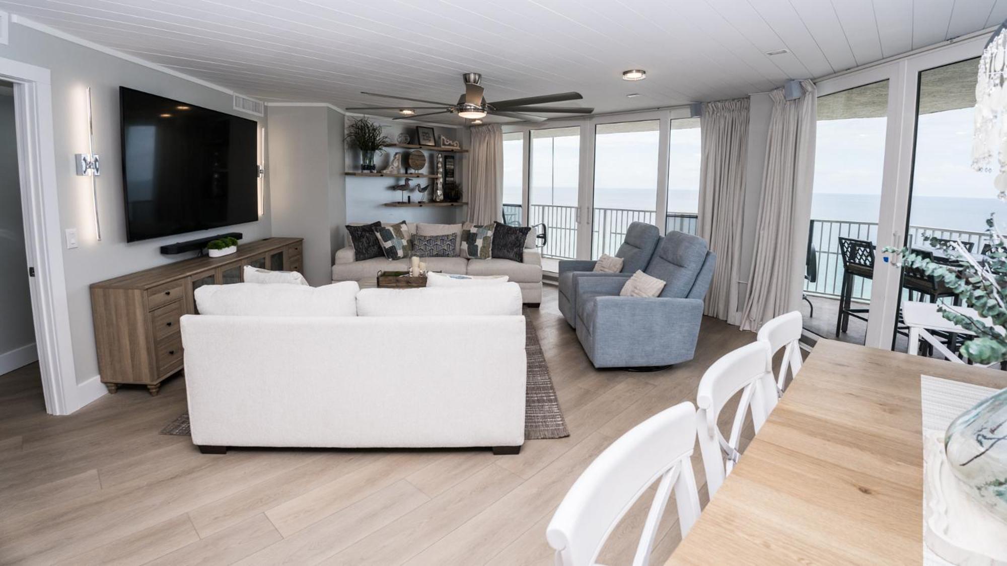 New Rental - 3Br 3Ba Corner Beachfront - 2024 Remodel - 3 Pools, Tiki Hut, Gym, Tennis Панама-Сити Экстерьер фото