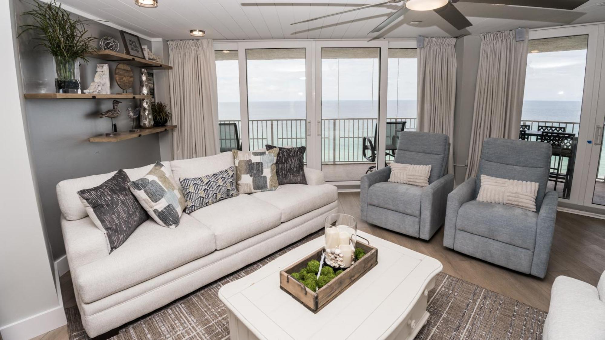 New Rental - 3Br 3Ba Corner Beachfront - 2024 Remodel - 3 Pools, Tiki Hut, Gym, Tennis Панама-Сити Экстерьер фото