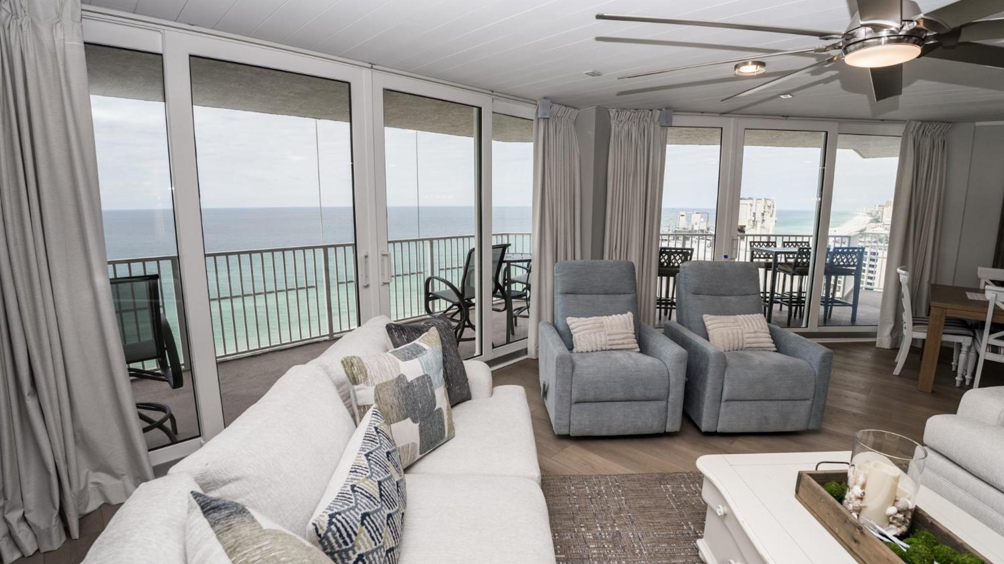 New Rental - 3Br 3Ba Corner Beachfront - 2024 Remodel - 3 Pools, Tiki Hut, Gym, Tennis Панама-Сити Экстерьер фото