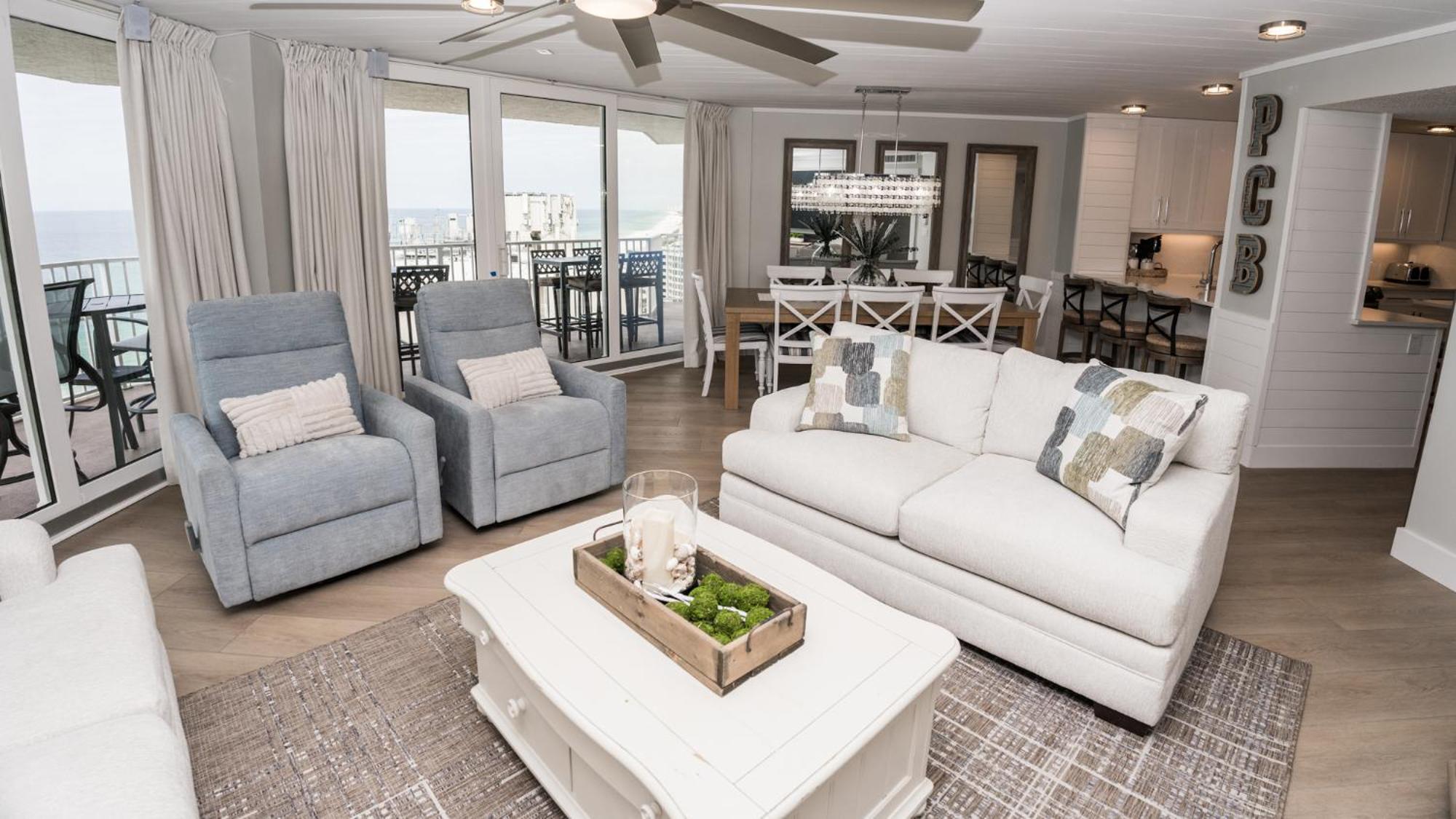 New Rental - 3Br 3Ba Corner Beachfront - 2024 Remodel - 3 Pools, Tiki Hut, Gym, Tennis Панама-Сити Экстерьер фото