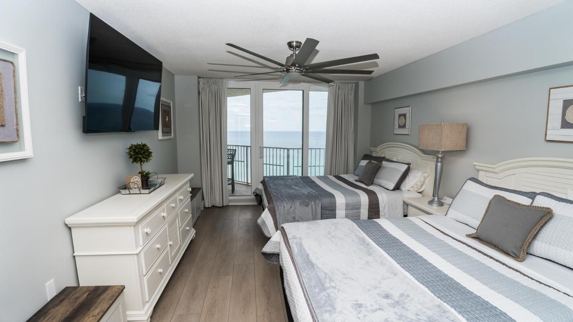 New Rental - 3Br 3Ba Corner Beachfront - 2024 Remodel - 3 Pools, Tiki Hut, Gym, Tennis Панама-Сити Экстерьер фото